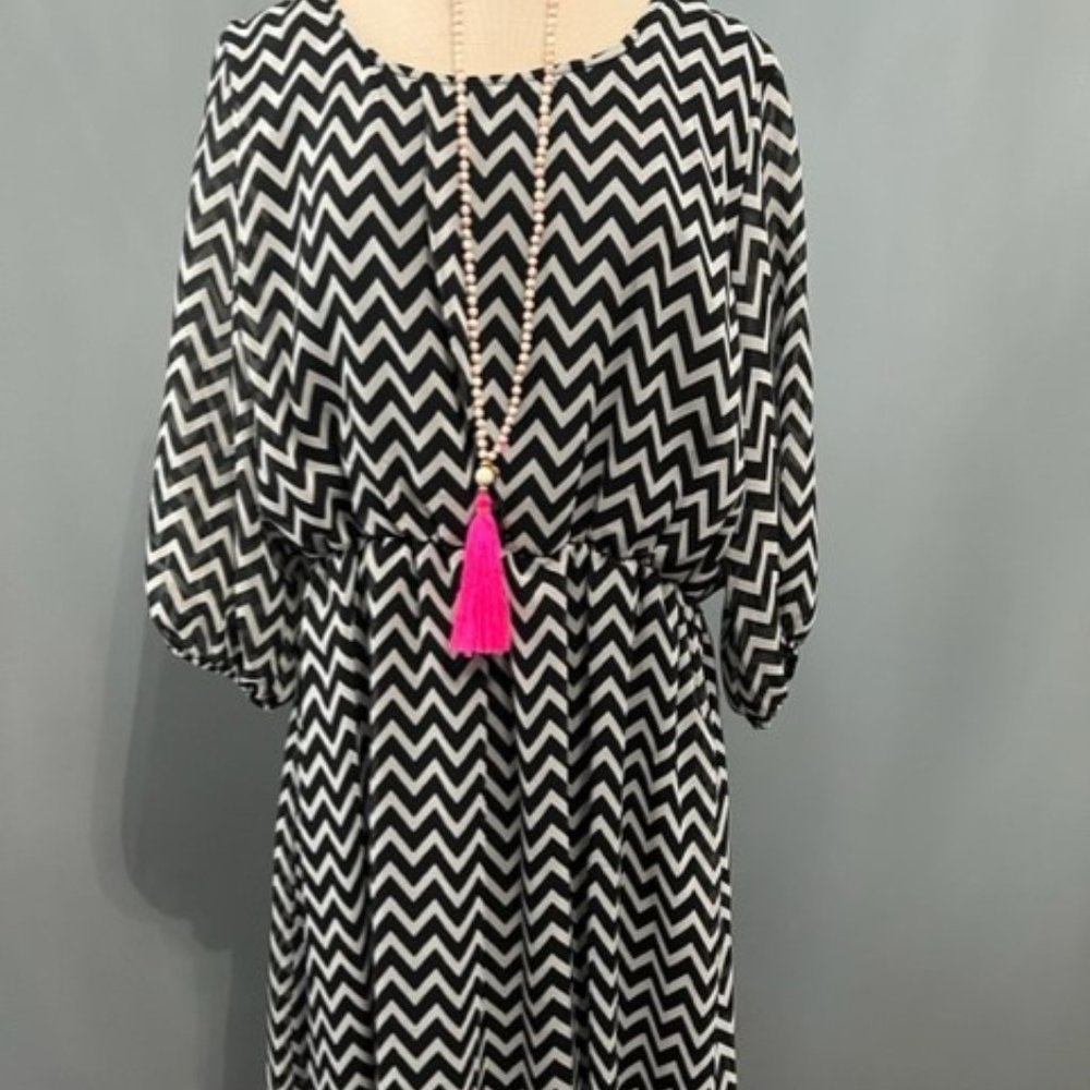 Expresso Chevron Dress
